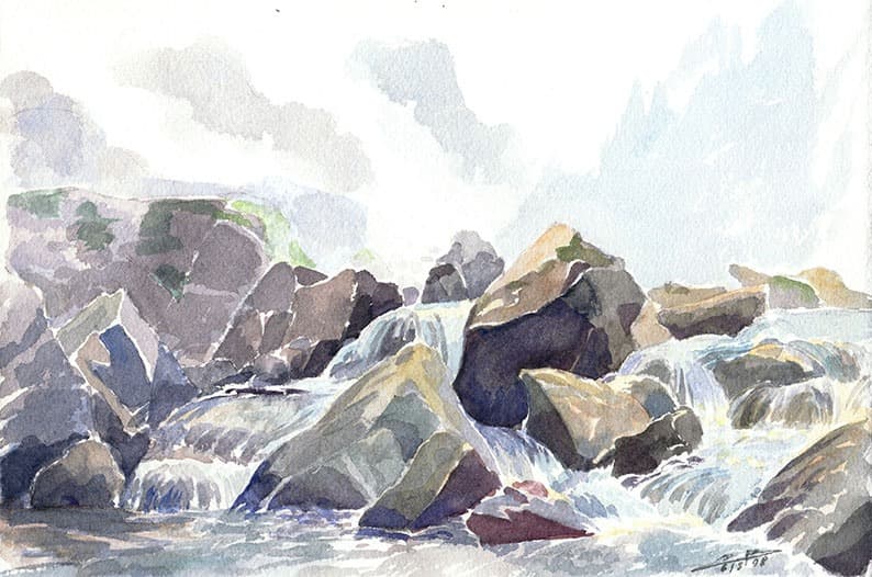 aquarelle-eau-noire