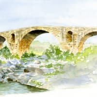Aquarelle-Pont-Julien