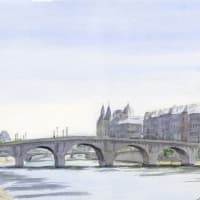 Aquarelle-Pont-Neuf-Paris-2