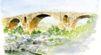 Aquarelle-Pont-Julien
