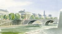 Aquarelle-Pont-au-Change
